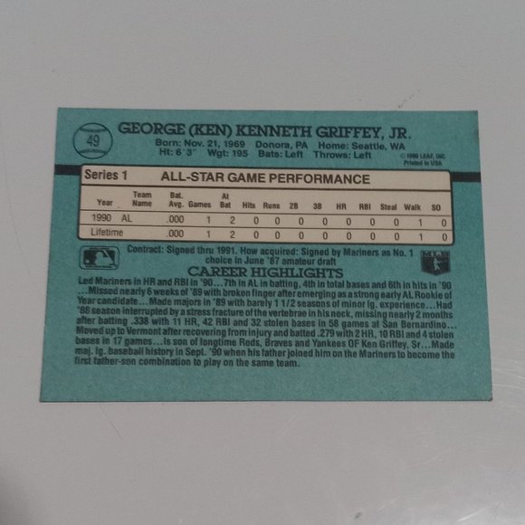 Baseball card - Picture 1 of 2
